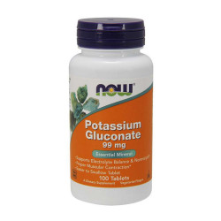 NOW Potassium Gluconate 99mg
