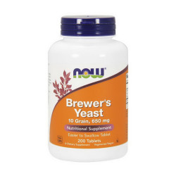 NOW Brewer's Yeast 10 Grain, 650mg