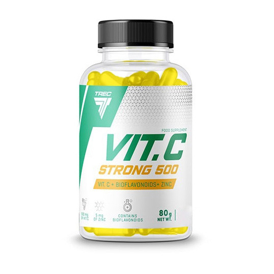 TREC Vit.C Strong 500 + ZINC 200 caps