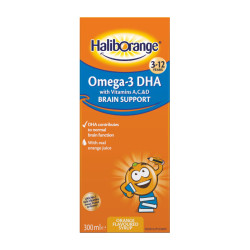 Haliborange Omega-3 DHA + Vits A,C & D Brain Support 300ml
