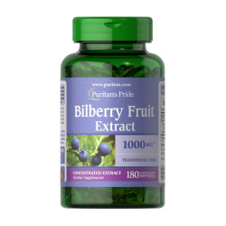 Puritan's Pride Bilberry Fruit Extract 1000 mg