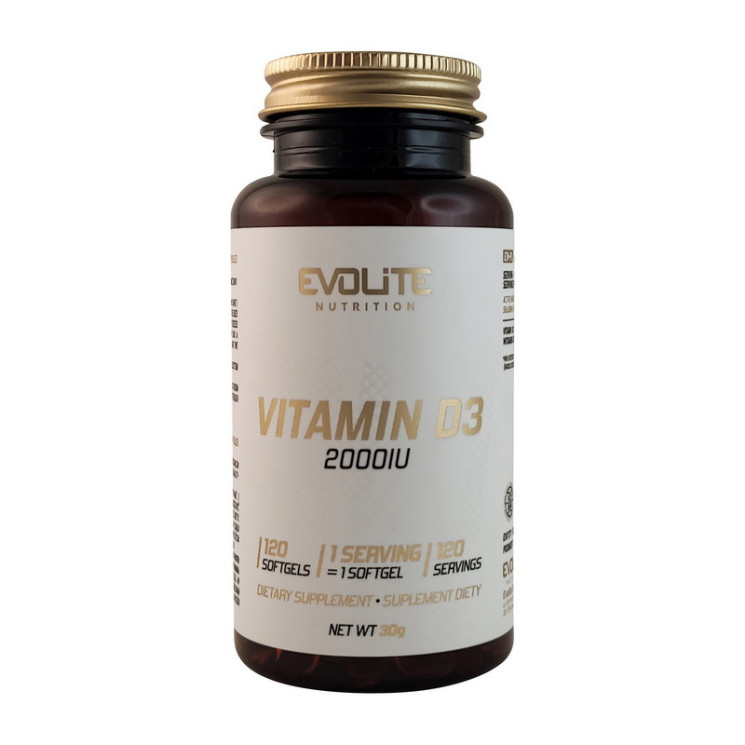 Evolite Nutrition Vitamin D3 2000 IU