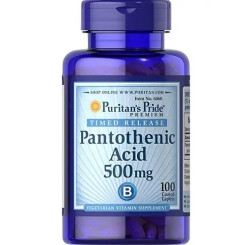 Puritan's Pride Pantothenic Acid 500mg