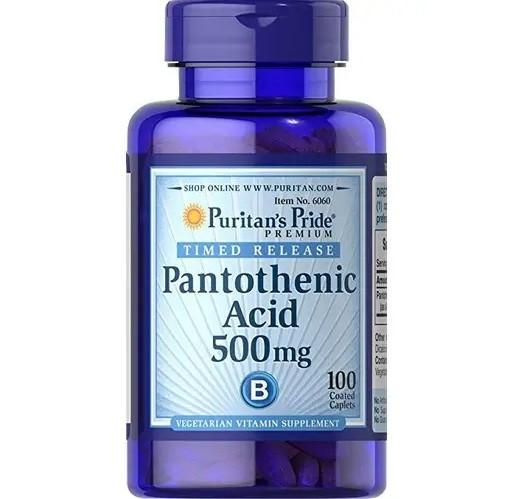 Puritan's Pride Pantothenic Acid 500mg
