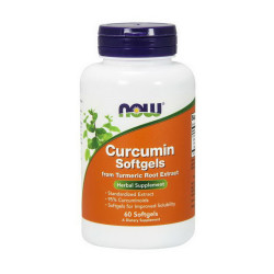 NOW Curcumin Softgels 60 softgels