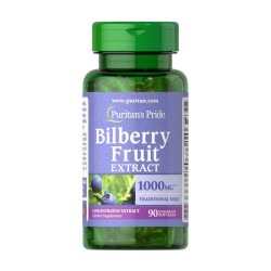 Bilberry Fruit Extract 1000mg 90 softgels