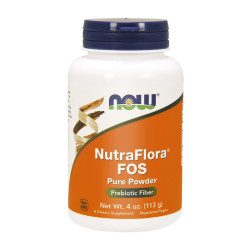 NOW NutraFlora FOS pure powder 113g