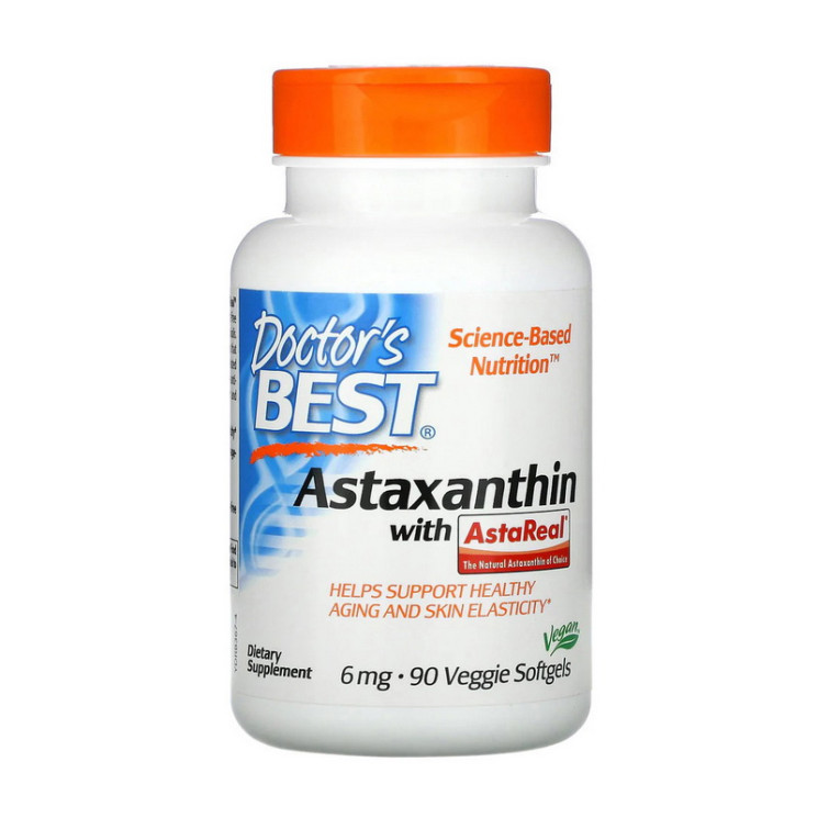 Astaxanthin with Asta Real 6mg 90 veg softgels