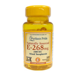 Puritan's Pride Naturally Sourced E-268mg (400 IU) Mixed Tocopherols