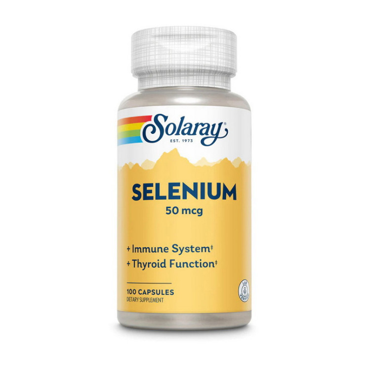 Solaray Selenium 50mcg 100 caps