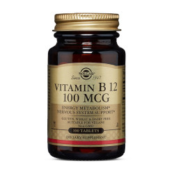 Solgar Vitamin B 12 100mcg 100 tabs