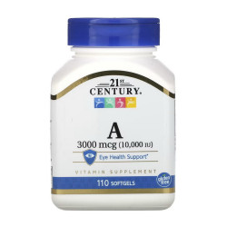 21st Century Vitamin A 3000 mcg (10 000 IU)