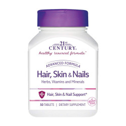 21st Century Hair, Skin & Nails 50 tabs