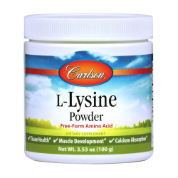 Carlson Labs L-Lysine Powder 100g