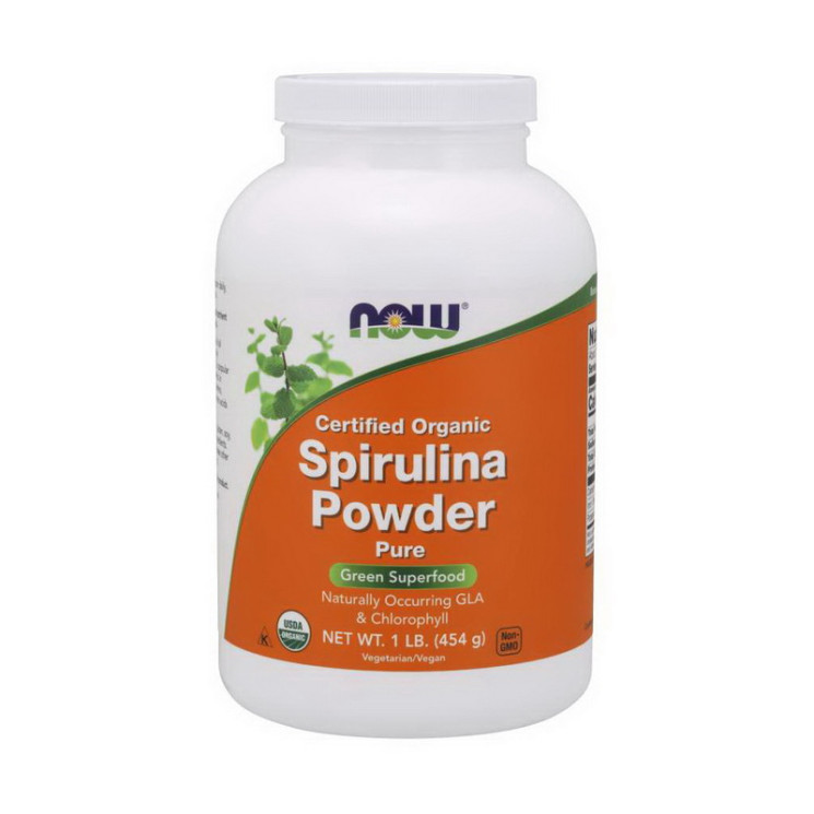 NOW Organic Spirulina Powder 454g