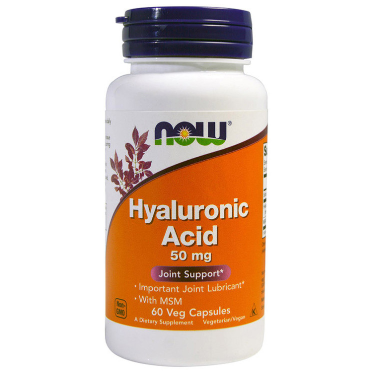 NOW Hyaluronic Acid 50mg with MSM