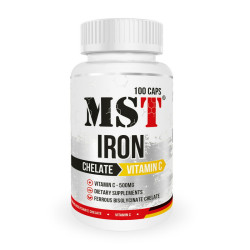 MST Iron Chelate Vitamin C 100 caps