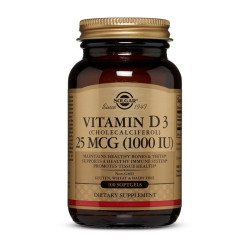 Solgar Vitamin D3 25mcg (1000 IU)