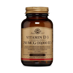 Solgar Vitamin D3 250mcg (10,000 IU) 120 sgels
