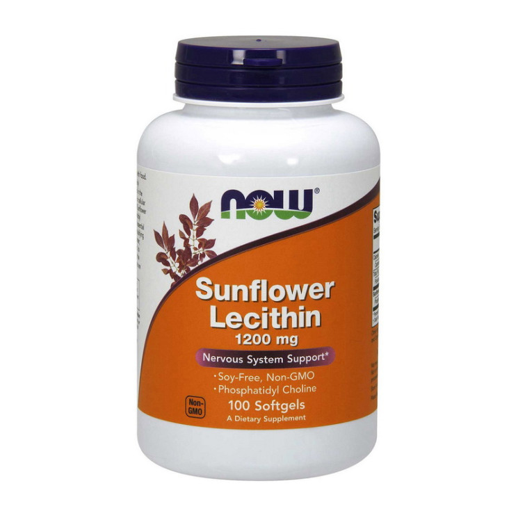 Sunflower Lecithin 1200mg 100 softgels