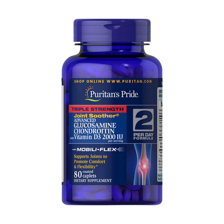 Triple Strength Glucosamine & Chondroitin with Vitamin D3 2000 IU