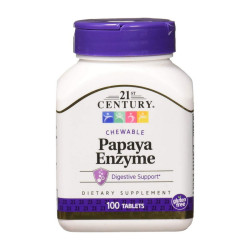 21st Century Papaya Enzyme 100 tabs