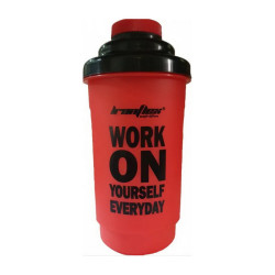 IronFlex Fit Shaker 700ml black red