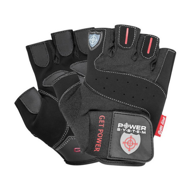 Power System Get Power Gloves Black 2550BK