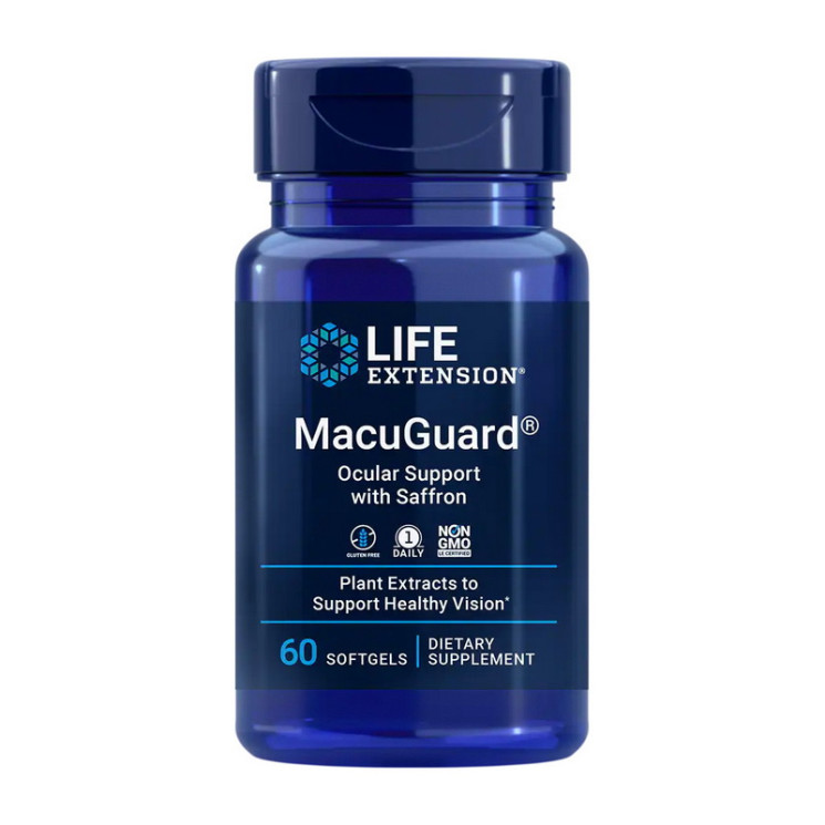 MacuGuard Ocular Support with Saffron 60 softgels