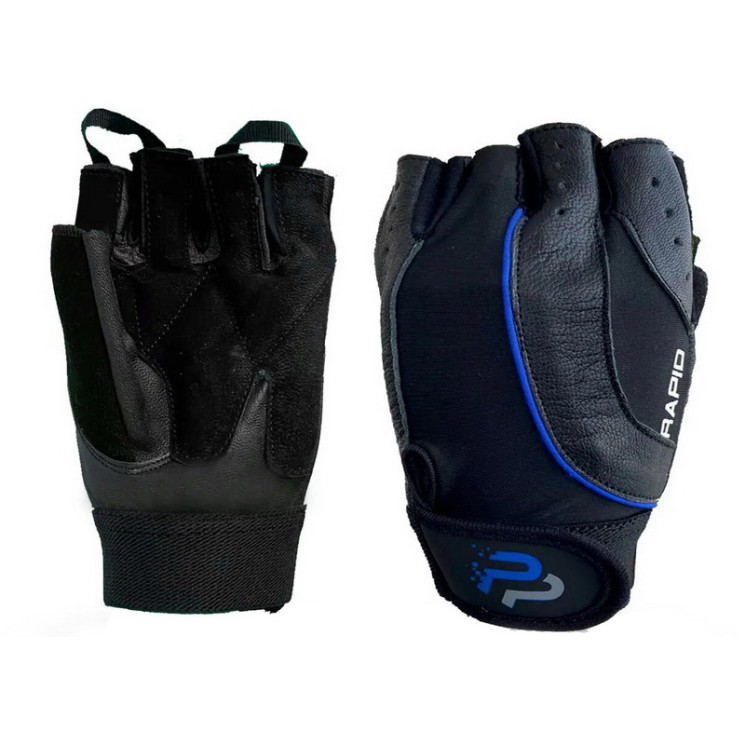 PowerPlay Fitness Gloves Black-Blue 9138