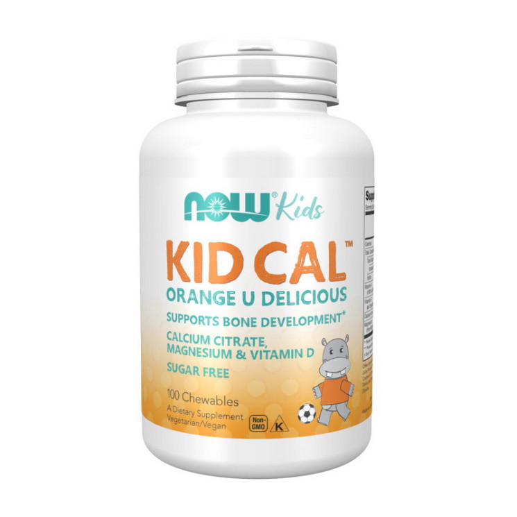 NOW Kid Cal 100 chewables