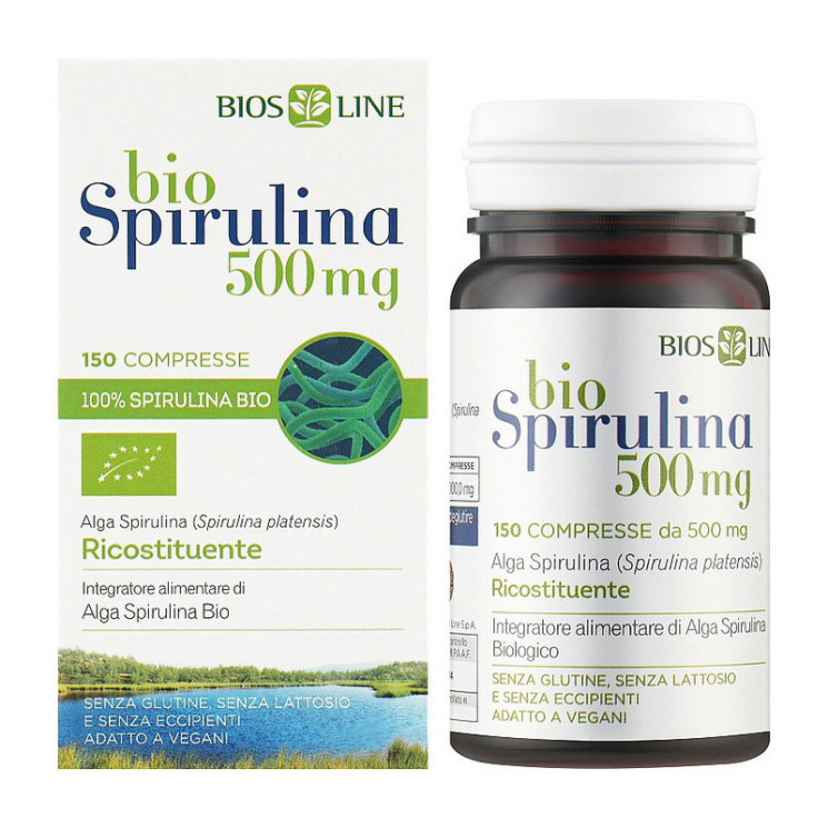 Bios Line Bio Spirulina 500mg 150 tab