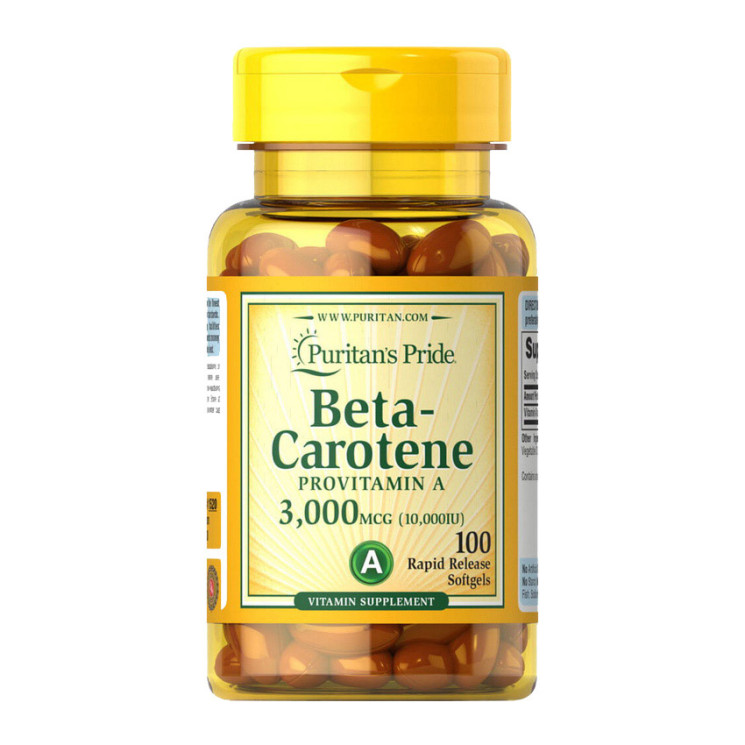 Puritan's Pride Beta-Carotene 3,000 mcg
