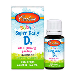 Carlson Labs Baby's Super Daily D3 400 IU (10 mcg) 10,3ml