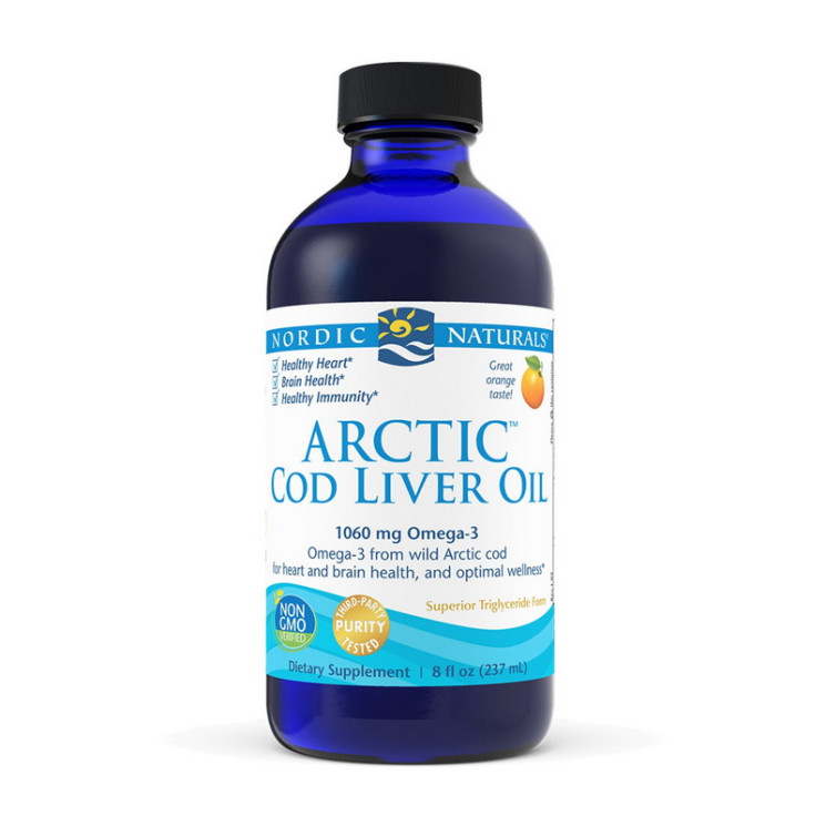 Nordic Naturals Arctic Cod Liver Oil 1060mg Omega-3 237ml