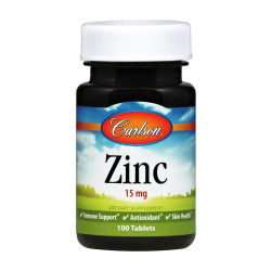 Carlson Labs Zinc 15 mg 100 tabs