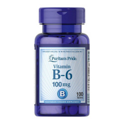 Puritan's Pride Vitamin B-6 100mg 100 tab