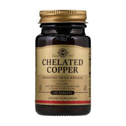 Solgar Chelated Copper 100 tabs