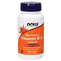 NOW Vitamin D-3 25mcg (1000 IU)