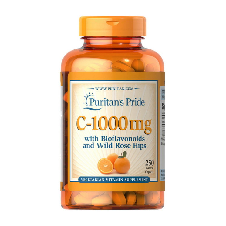 Puritan's Pride Vitamin C-1000mg with bioflavonoids and wild rose hips