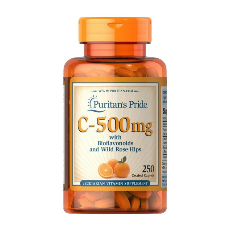 Puritan's Pride Vitamin C-500mg with Bioflavonoids and Wild Rose Hips