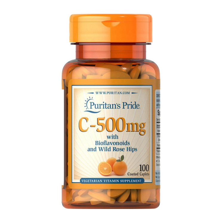 Puritan's Pride Vitamin C-500mg with Bioflavonoids and Rose Hips