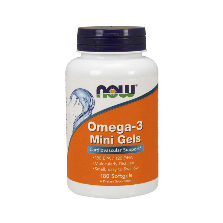 NOW Omega 3 Mini Gels 180 softgel