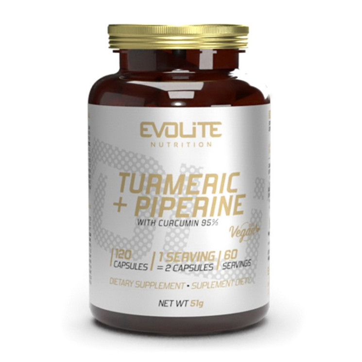 Evolite Nutrition Turmeric + Piperine