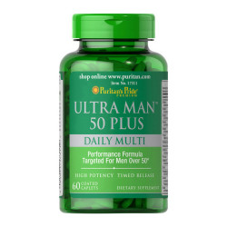 Puritan's Pride Ultra Man 50 Plus Daily Multi time release