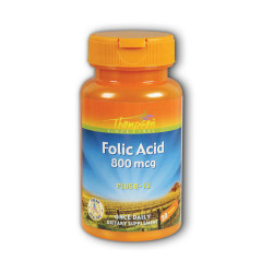 Thompson Folic Acid 800mcg with B-12