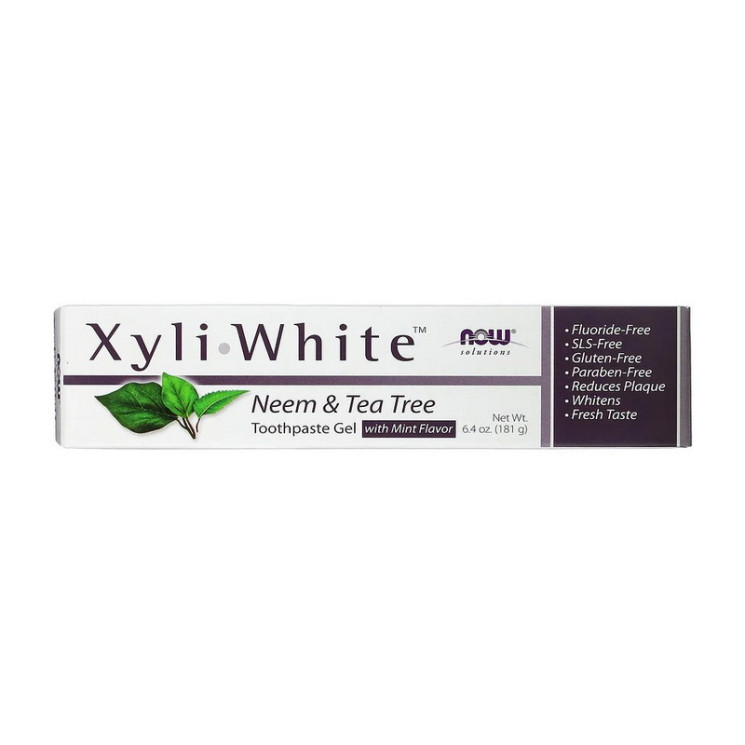 NOW Xyli White Toothpaste Gel Neem & Tea 181g