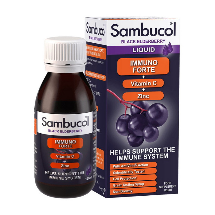 Sambucol Immuno Forte + Vitamin C + Zinc Liquid