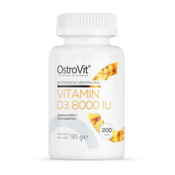 OstroVit Vitamin D3 8000 IU 200 tab