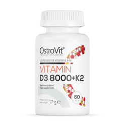 OstroVit Vitamin D3 8000 + K2 60 tabs